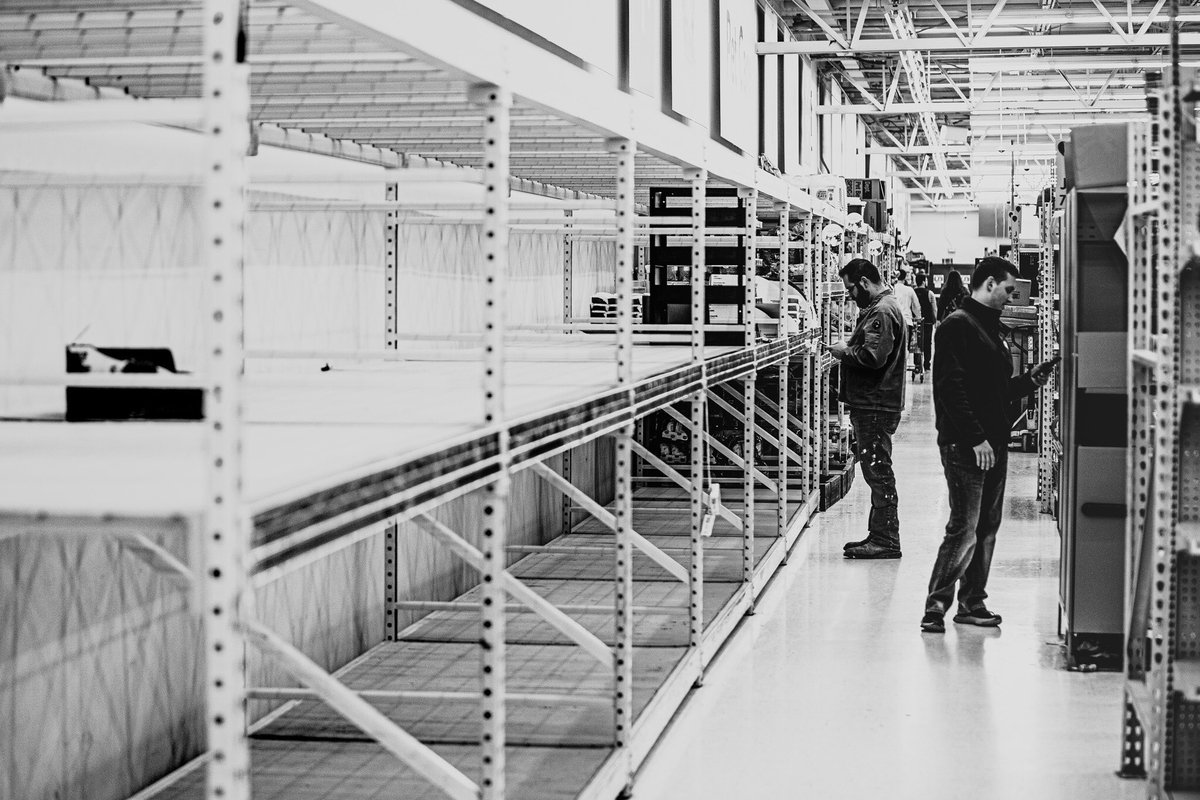 “...By the end of this week, it will seem like a different world than it is today and that’s the pace at which this change is occurring...”  - Dr. Amy Acton 

Photo taken at one of the two local retailers that escorted me out in under 5 minutes for documenting history. #COVID19