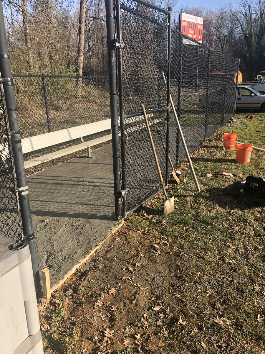 TLawsColts's tweet image. Improvements to the athletic facilities continue. Softball dugouts getting a facelift!
