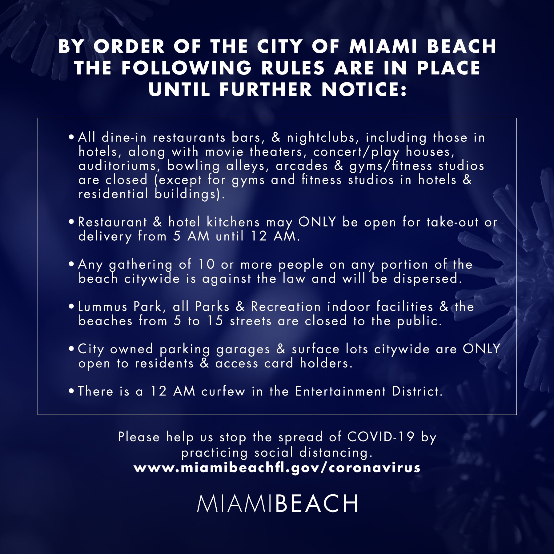City of Miami cancels all pool parties until further notice due to  coronavirus