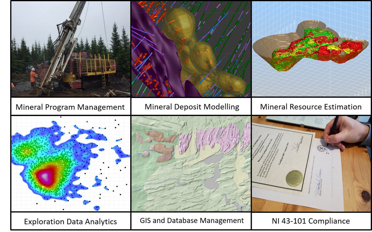Mercator_Geo's tweet photo. With travel restrictions in place it's time to focus on desktop #mineral projects. Whether #DataCompilation, #3DModelling, #MineralResourceEstimation, #ExplorationDataAnalytics, #GIS, #Database work or Expert #NI43101 Advice, @Mercator_Geo has you covered! https://t.co/umOWIpP8MB https://t.co/ouYYtb4u4r