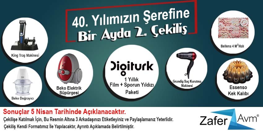 📣40. Yılımızı Şerefine 2. Çekilişimiz.
Resimdeki Hediyelerden Birini Kazanmak İçin Yapmanız Gerekenler;
✔️Bu Resmi Beğenip RT'lemeniz,
✔️Bu Resmin Altına 3 Arkadaşınızı Etiketleyiniz
‼️ Hediyeler Magazamizdan Teslim Edilecektir.
#çekiliş #çekilişvar #çekilişzamanı
#çekilişvakti