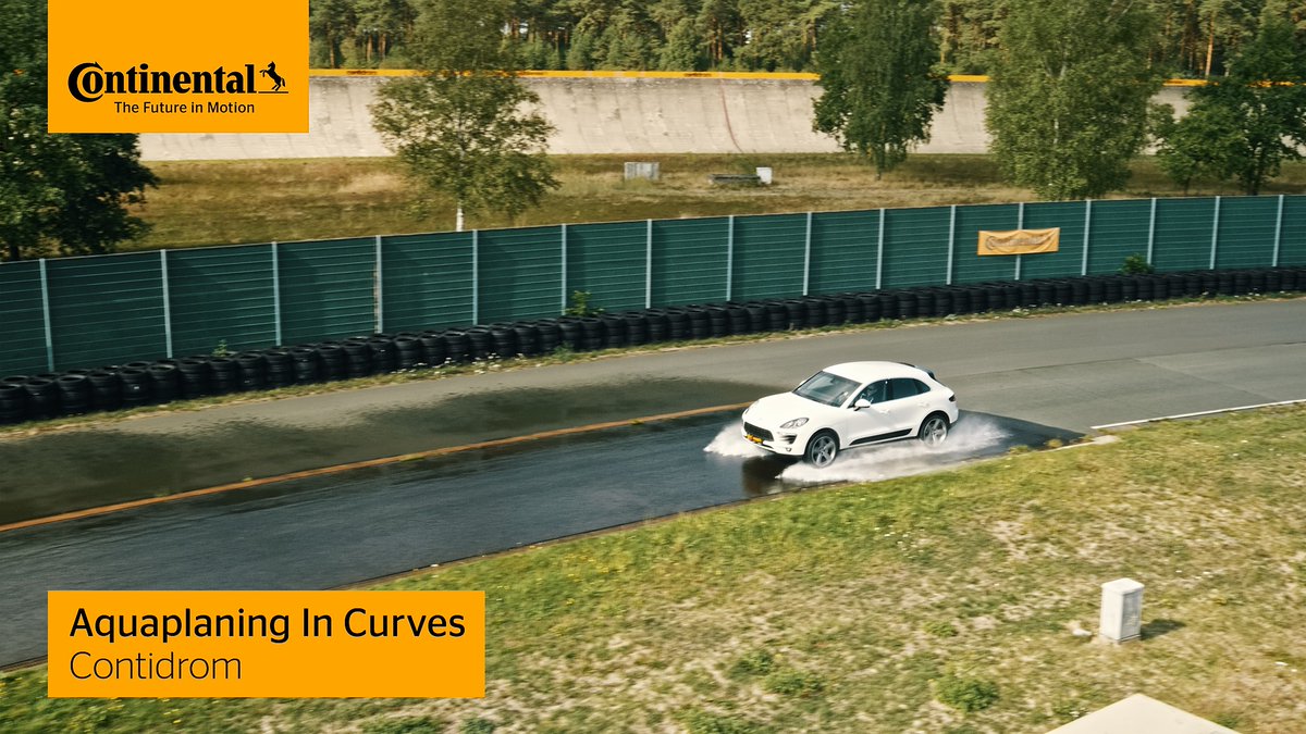 ContiUK's tweet photo. Who says driving round in circles is boring? Aquaplaning tests at our facility in Germany would suggest otherwise...
#ContinentalTyres #Continental #Tyres #Porsche #Contidrom https://t.co/bEmGZLlNxE