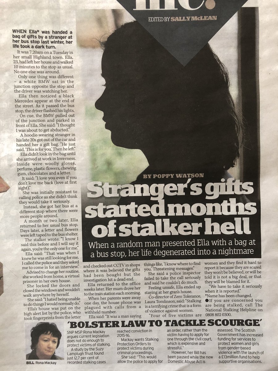 poppyjoywatson's tweet photo. My first article as part of the #WriteToEndVAW bursary published in today’s Daily Record. Many thanks to ‘Ella’ for trusting me to share her story, and to @ZTScotland and @MsABurnside for their guidance and support https://t.co/TGFJRrD1cE