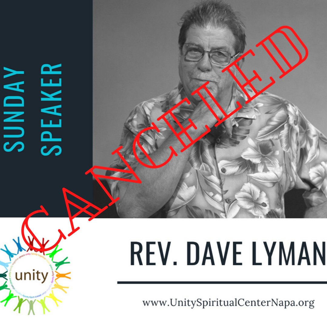 UnitySCNV's tweet image. Due to ongoing concerns for the safety of our congregants and in adherence of Napa County COVID-19 guidelines, we will not hold service this Sunday, March 22. 

Stay tuned for further information, and stay well!

#coronavirus #UnitySCNV #Unityworldwide