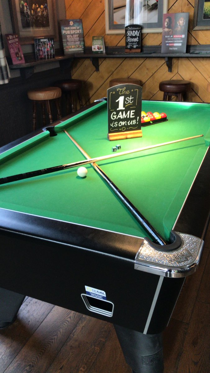 Fancy a FREE game of POOL the first one of the day is on us.......!!!