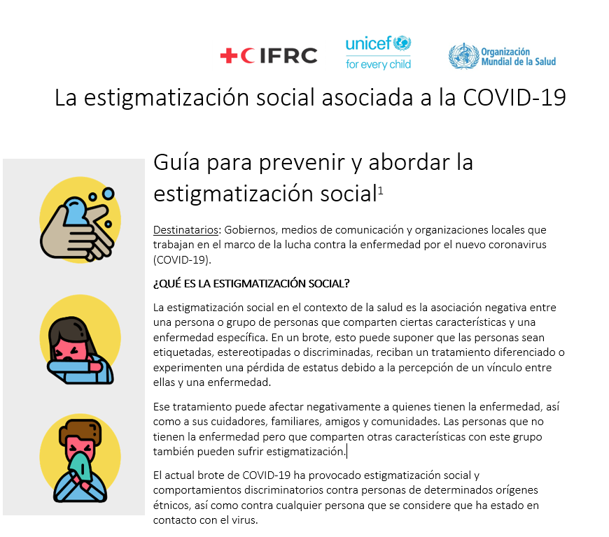 Todos podemos ayudar a detener la propagación del #Coronavirus 
✅ Hay que transmitir hechos e info veraz 
✅ Luchar contra rumores y estereotipos
✅ Elegir las palabras con cuidado
Los hechos, y no el miedo, son la mejor forma de ayudar. No estigmaticemos, conservemos la calma