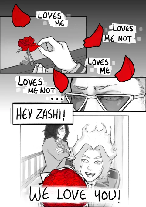 roses are red/ violets are blue/ hizashi... ur boyfriends love u 