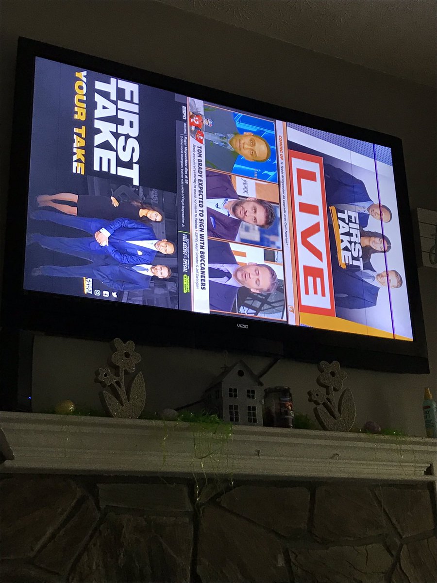 Monchello 6lak (@darealkinfok) on Twitter photo When you send everyone home that makes the show because of the coronavirus this is what you get. #CoronavirusOutbreak #coronavirus #firsttake #espn <a href="/FirstTake/">First Take</a> <a href="/maxkellerman/">Max Kellerman</a> <a href="/espn/">ESPN</a> When you send everyone home that makes the show because of the coronavirus this is what you get. #CoronavirusOutbreak #coronavirus #firsttake #espn <a href="/FirstTake/">First Take</a> <a href="/maxkellerman/">Max Kellerman</a> <a href="/espn/">ESPN</a>