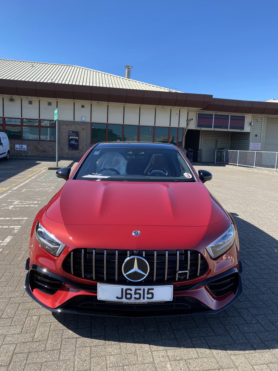 DavidDjt0311's tweet photo. Finally home - picked up my new wee beastie from the harbour this morning - now let’s get to know each other - my new @MercedesAMG adventure A45S 4matic+ Plus 👌🏻🇯🇪🥰#amgpatagoniapuma @VertuMercedes @MercedesBenz @MercedesBenzUK 
Photos 📸 @DavidDjt0311 https://t.co/06okkYD2gY