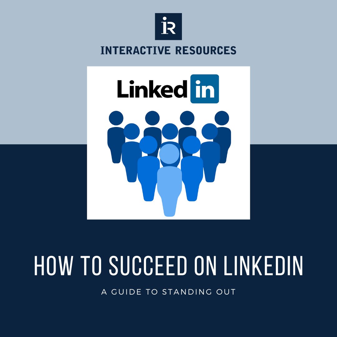 𝐍𝐄𝐖 𝐁𝐋𝐎𝐆 𝐀𝐋𝐄𝐑𝐓

With over 500 million users, LinkedIn is the modern-day job board!

Make a splash in your career field with these tips on how to succeed on LinkedIn in our latest blog: bit.ly/2Wn6I81

#Blog #iR #InteractiveResources #iRTalent #LinkedIn #HowTo