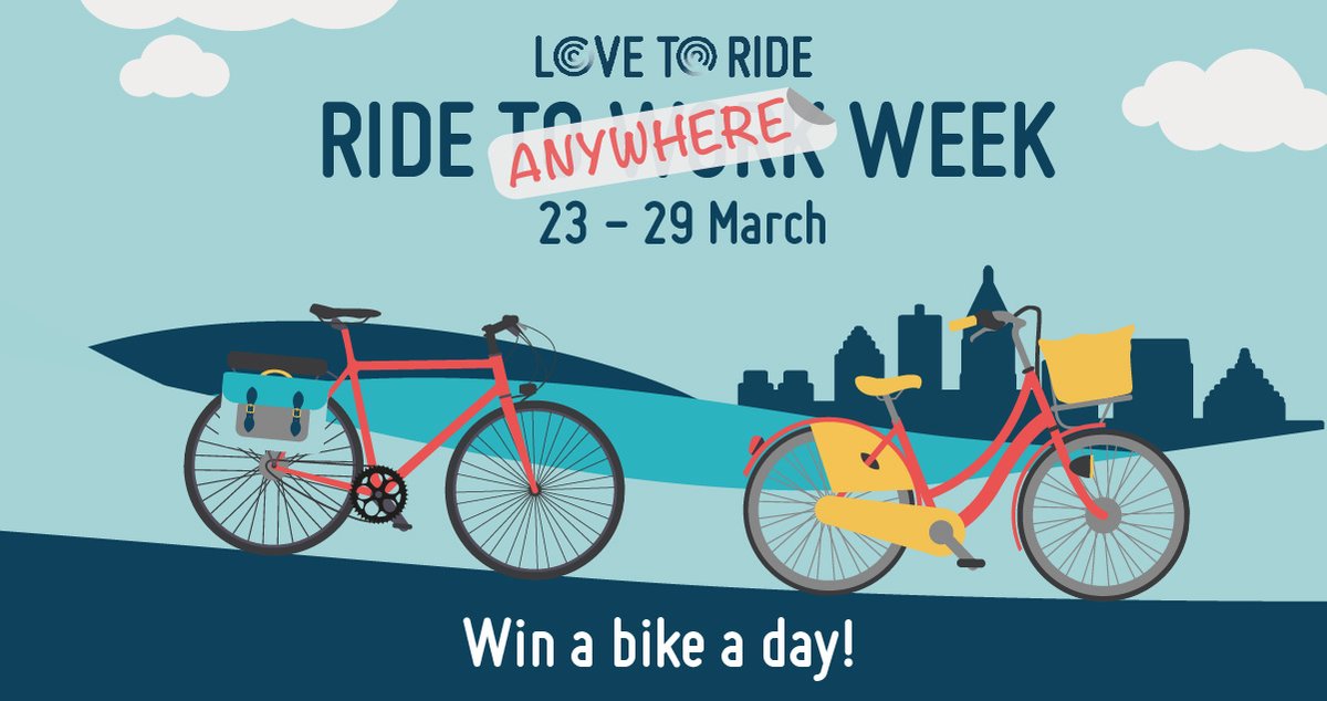 LovetoRide_'s tweet image. In response to COVID-19, we want to help you stay active, feel connected and make the most of riding. We&apos;ve changed #RidetoWork Week to...🥁 #RideAnywhere Week 🚲 You can still win a bike a day (23-29 March) but any outdoor ride counts now 💚 Sign up at &amp;gt; lovetoride.net