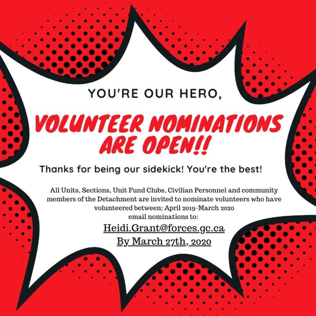 Do you know of someone that volunteers their time in our community?  Contact Heidi to get them registered for our annual Appreciation Event!