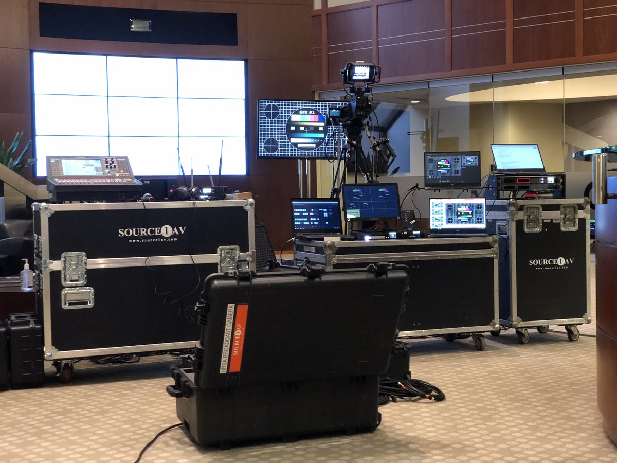 Source1AV's tweet image. We ARE helping our clients with their webcast needs. This week, a small Source1AV team met with executives, in their office. Take your message virtual. Update your employees. Ask me how! #bostonevents #eventprofs #eventplanners #cmp #webcast #livestreaming #virtual #coronavirus