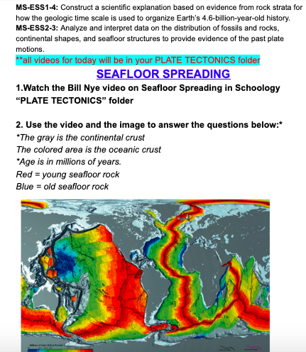 GieselmannMrs's tweet photo. Today 6th-Grade Science students will be analyzing seafloor structure to help prove Earth's age and movement of the plates along with learning more about how the Hawaiian Islands and the Rocky Mountains were formed.  @district106 @hms106hornets #d106learns #ELearning https://t.co/9Oj7YByojc