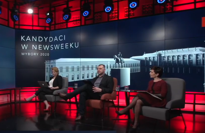 Zaczynamy debatę z <a href="/RobertBiedron/">Robert Biedroń</a> LIVE! Zapraszamy -> bit.ly/2QqoEeg <a href="/macdac/">Darek Ćwiklak</a> <a href="/RenataKim3/">Renata Kim</a> <a href="/domi_dlugosz/">Dominika Długosz</a> Pełna wersja debaty dostępna dla subskrybentów. Kup subskrypcję tu: newsweek.pl/subskrypcja