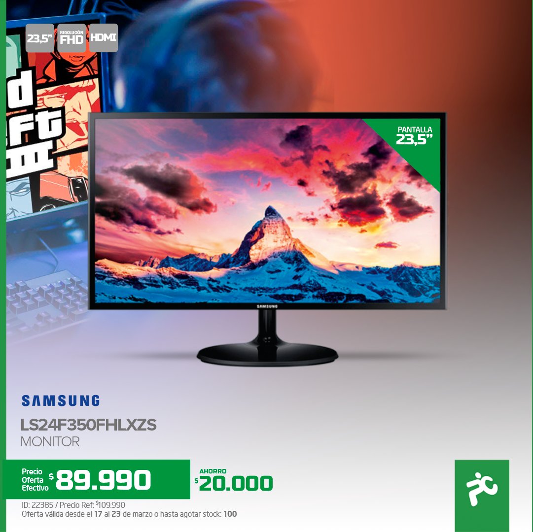 PCFactoryCL's tweet image. ¡Maximiza tu desempeño con un monitor todo terreno😎! No te pierdas este especial Monitores Samsung: pcfactory.cl/ofertas-monito…