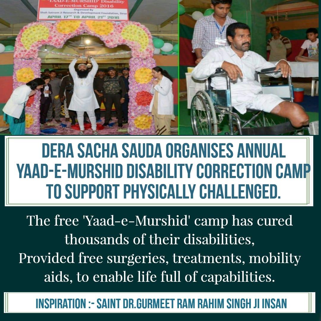angel_ankuuuuu's tweet photo. #HelpForDifferentlyAbled
#DeraSachaSauda
#GurmeetRamRahim

To help the physically challenged people, Saint Dr Gurmeet Ram Rahim Singh Ji Insan started the initiative of "Companion Indeed" Under this initiative. https://t.co/DSYMzbqSTu