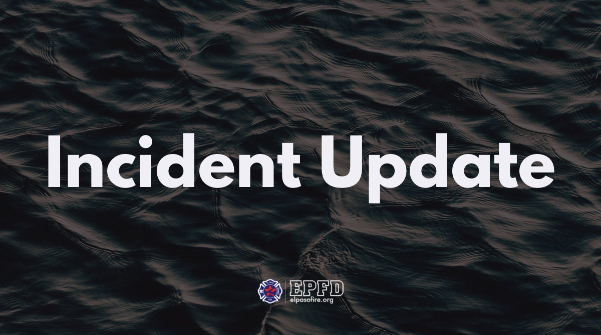 ElPasoFireTX's tweet image. A few minutes ago, #EPFD Water Rescue Team members successfully rescued a person in the water at W Railroad Bridge. 

Patient transported with minor injuries (Code 1). Border Patrol at the scene. No further details available from EPFD.