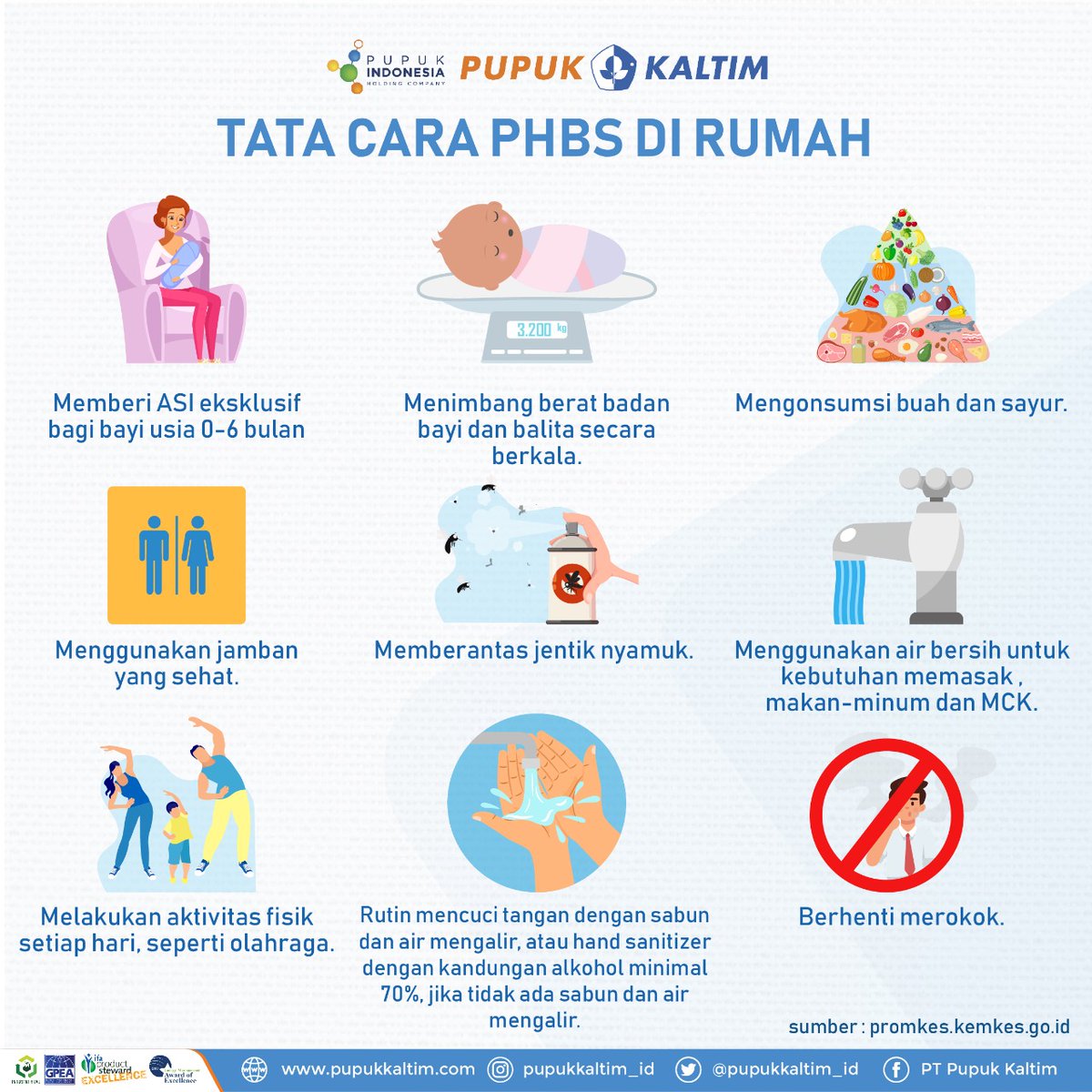 Mimin share buat #SobatPKT cara-cara sederhana seperti apa saja yang bisa dilakukan di rumah. Yuk simak sob!

#PupukKaltim
#PupukIndonesiaGroup
#BUMNHadirUntukNegeri
#TahudariPKT