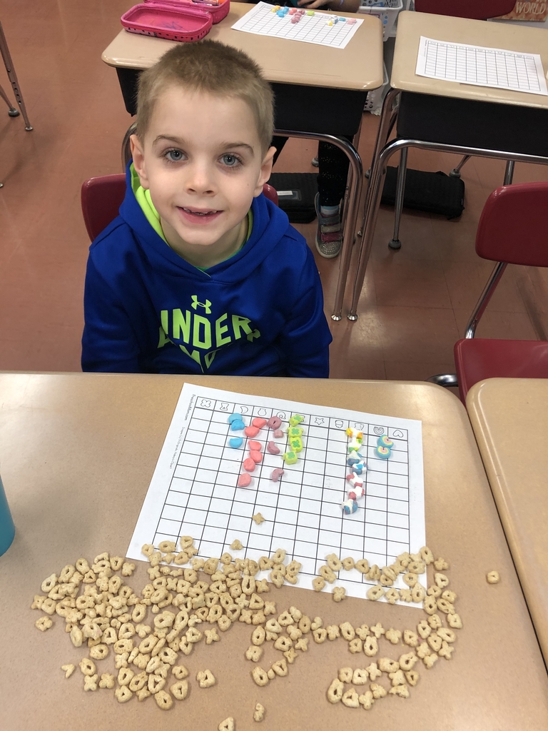 Happy St. Patrick’s Day from Mrs. Heberlie’s friends! We are doing a little edible math graphing. 🍀