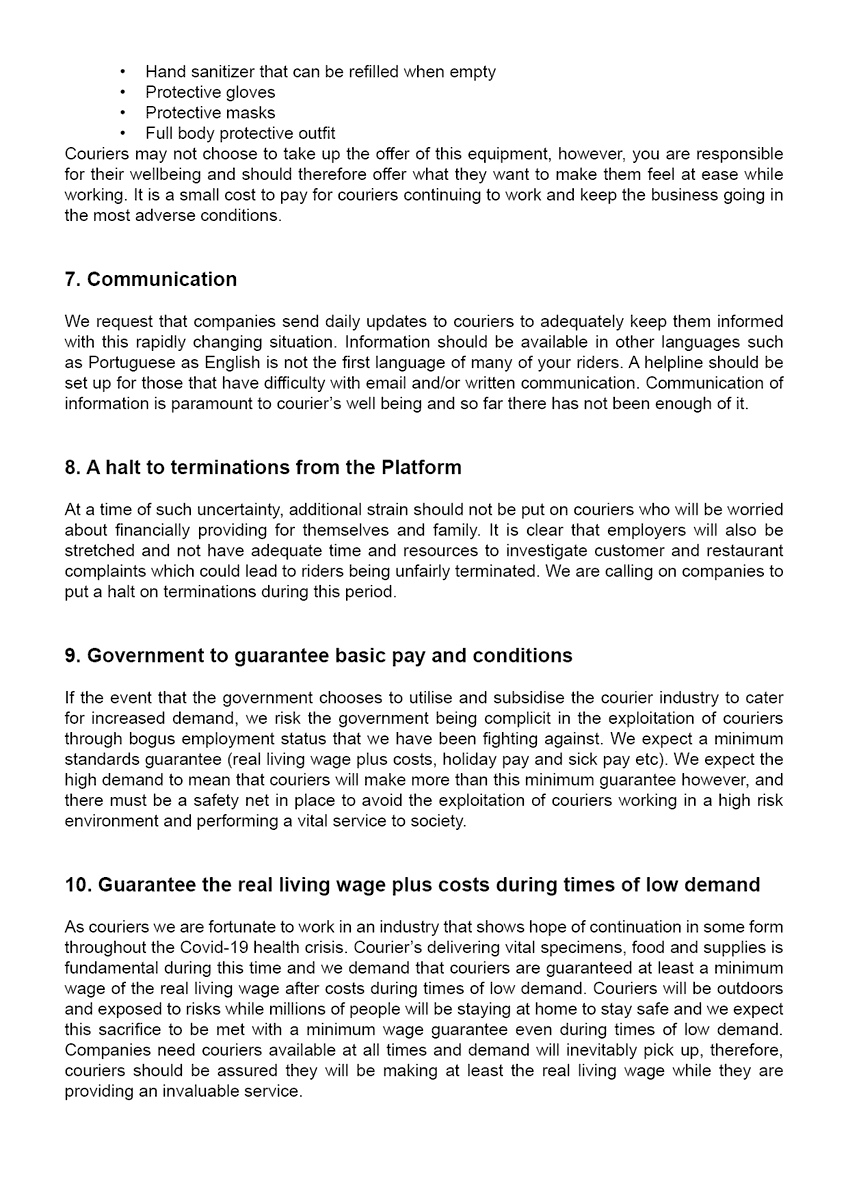 IWGB Couriers tweet media