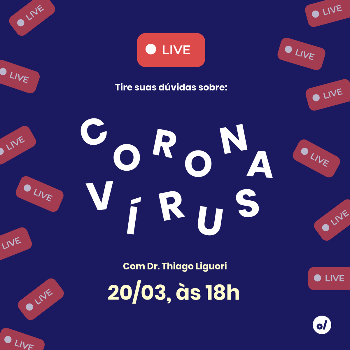 piposaude's tweet photo. Vem fazer a sua pergunta no LIVE do Plantão da Pipo para o Dr. Thiago Liguori. O nosso convidado dessa Sexta (20/03) está em quarentena com Coronavírus, e vamos entender melhor o q ele está sentindo. Te esperamos, às 18h, no Insta da Pipo: @piposaude https://t.co/rwvdWKeLwq