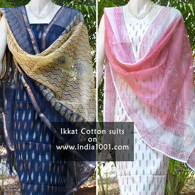Elegant Ikkat cotton suits ... to check more details, or to place an order, please visit our website by clicking on: ift.tt/2PoY7LU #formalsuit #workwear #indianworkwear #indiansuits #1001curated #kurtadupatta #summerspecial #formalwear #indian… ift.tt/2WofmmF