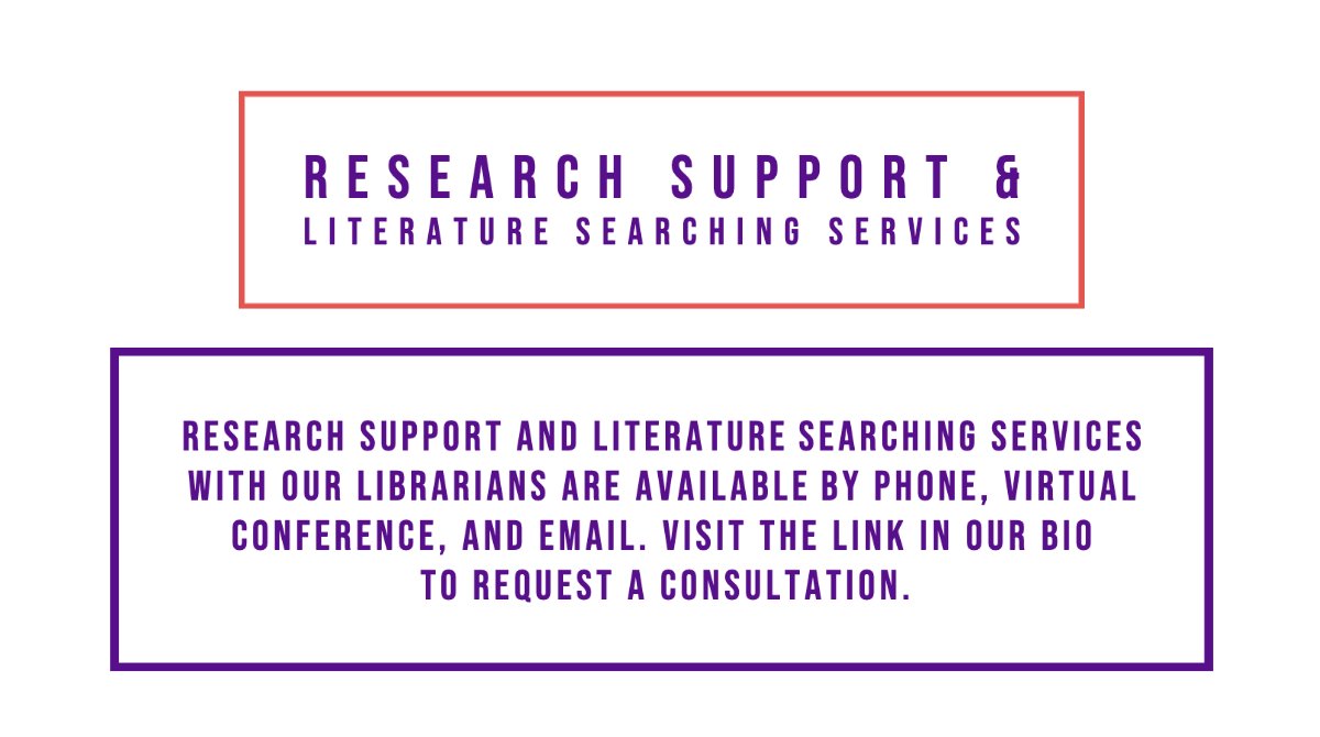 Our Librarians are ready and available to provide research support from any location. Visit hsl.med.nyu.edu/services/liter… to request a consultation. #medlibs
