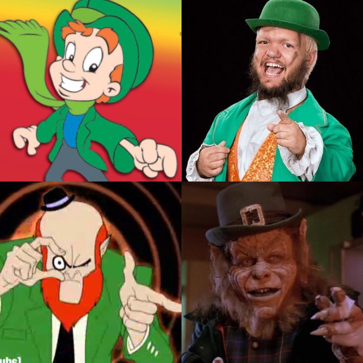 Why do leprechauns point? Is this a thing? #StPatricksDay #leprechauns