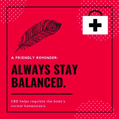 918CBD's tweet photo. Stay #balanced through stressful times by supporting your #Endocannabinoid System. #cbd #stress #Reminder #betterwiththefeather #tulsaok #bixbyok https://t.co/8420Uo1GSN