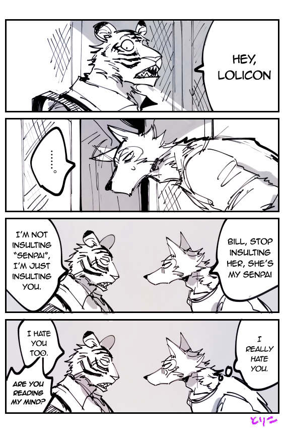 Carnivorous Rivals [鳥子] : r/Beastars