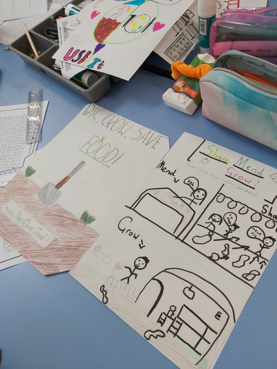 FoxCovertPS's tweet image. Some excellent posters and Morse code work from #p7fcps showing their understanding of the Home Front during WW2