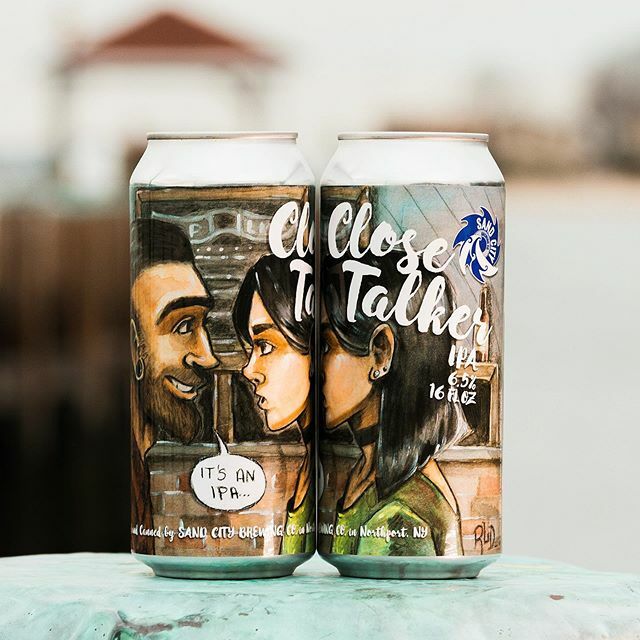 Not so much these days but...⁣
⁣⁣
Close Talker returns!⁣
Our 6.5% IPA brewed with 2-row malt &amp; oats and dry hopped with Simcoe, Centennial, &amp; Amarillo hops is back in cans. ⁣
$16/4 pack. Case limit. ⁣⁣

REMINDER: the tasting room is limited to c… ift.tt/39Wf8at