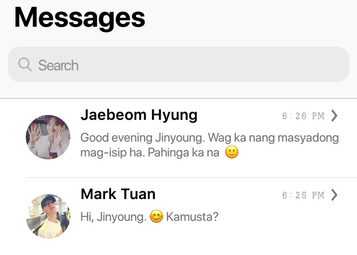 177:~parang may nagbago no?... hmmmm  #MarkJin