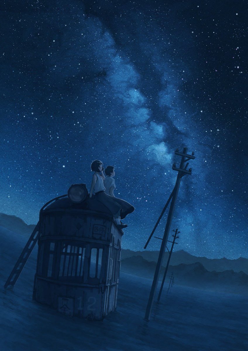 Shige わぁ イラストとても綺麗ですね 幻想的で作品の雰囲気が素敵 物語の一場面を切り取ったような感じがなんて素敵なんでしょ