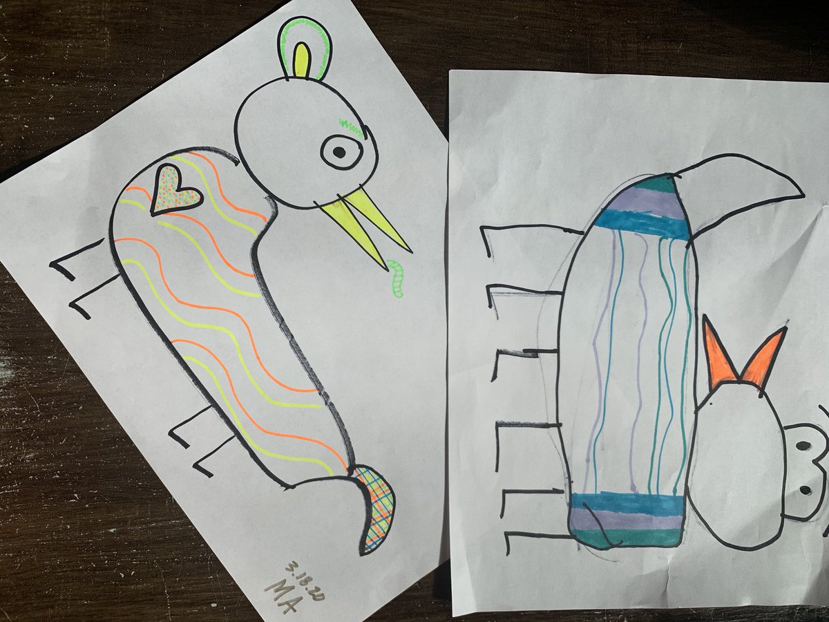 MsNortonSLES's tweet photo. For our #CreativeTime today we did our #LunchDoodles with @The_Pigeon thanks to the @kencen ! Episodes can be found at https://t.co/Bafc3loplp https://t.co/mzlvtf7L30