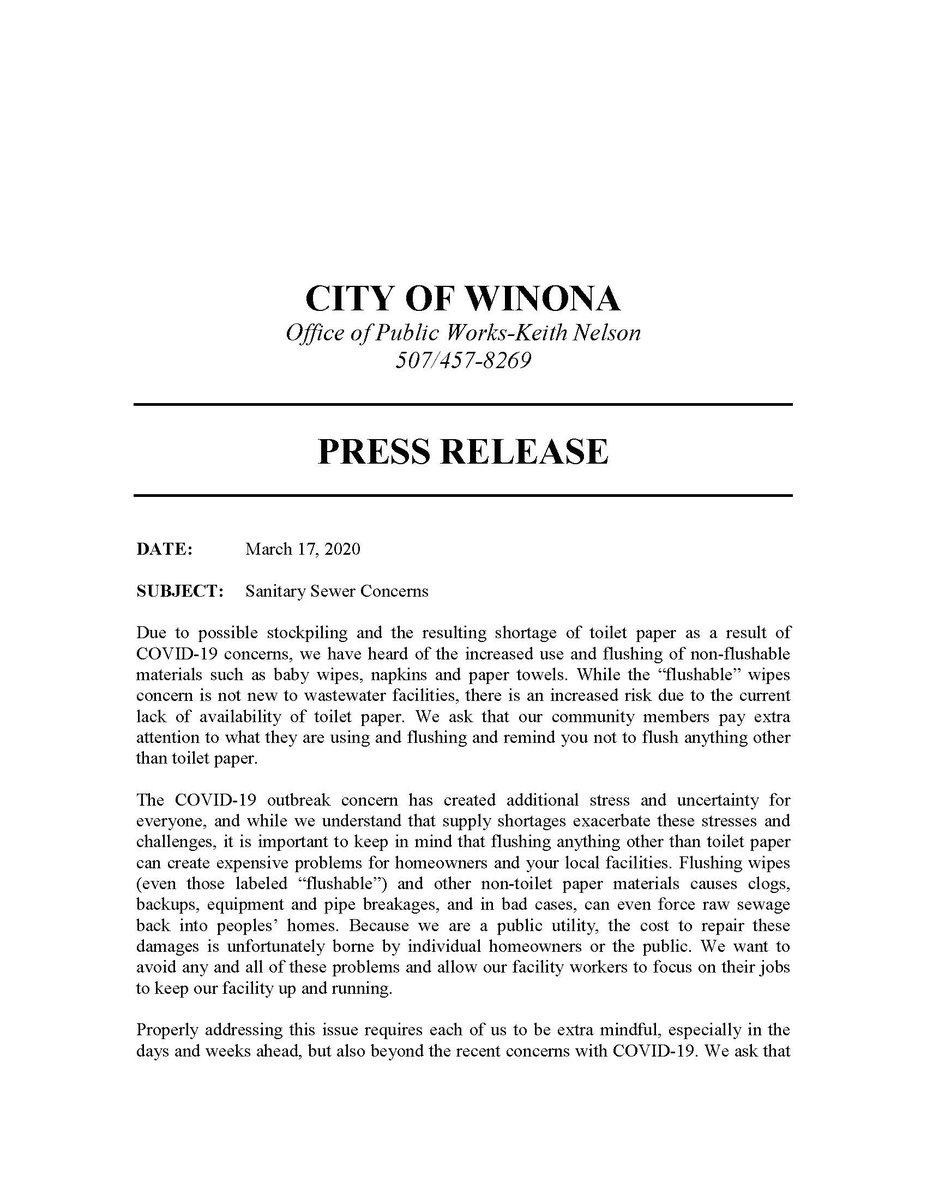 Winona Police Department tweet media