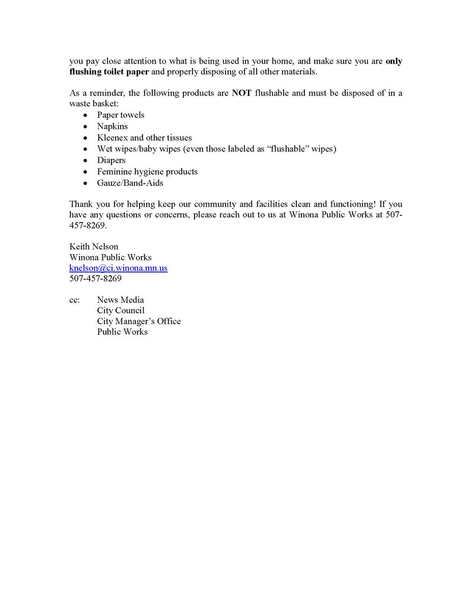 Winona Police Department tweet media