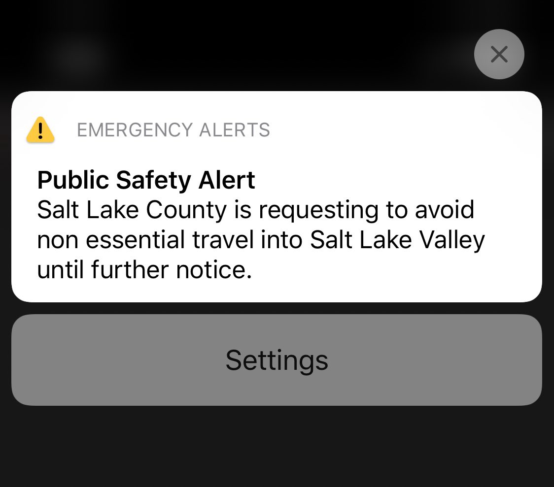 STAY PUT, people #UtahEarthquake #COVID19Utah