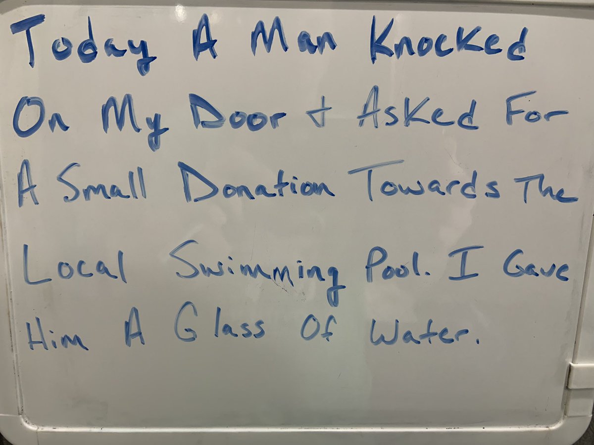 MrAckerRHS's tweet photo. I didn’t want @rhskeepsitc to miss out on my daily whiteboard jokes during our social distancing so here you go https://t.co/IbY8bQcxtr