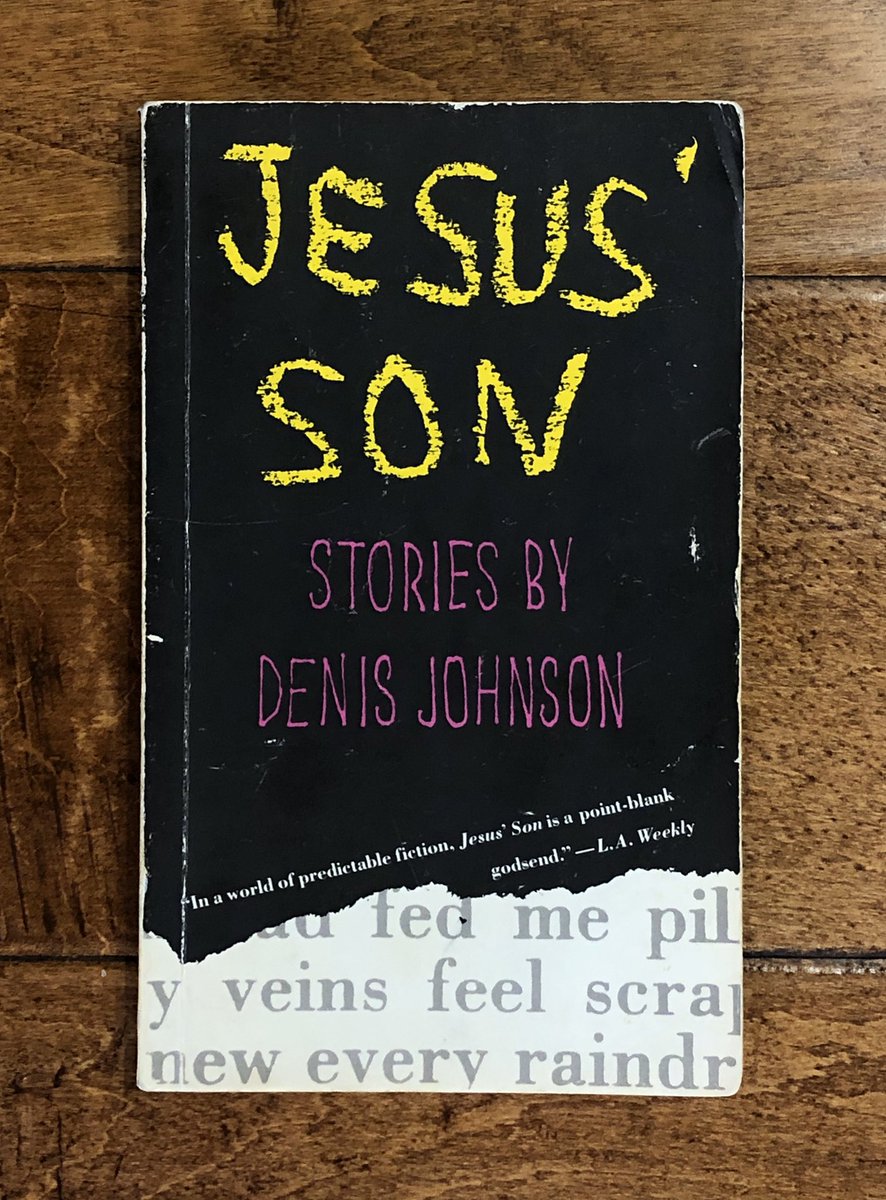 3/18/2020: "Work" by Denis Johnson, from his 1992 collection JESUS' SON, published by  @fsgbooks. Originally appeared at  @NewYorker:  https://www.newyorker.com/magazine/1988/11/14/work-4