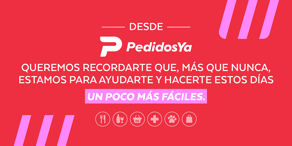 PedidosYa on Twitter "Estamos en comunicación constante con nuestros