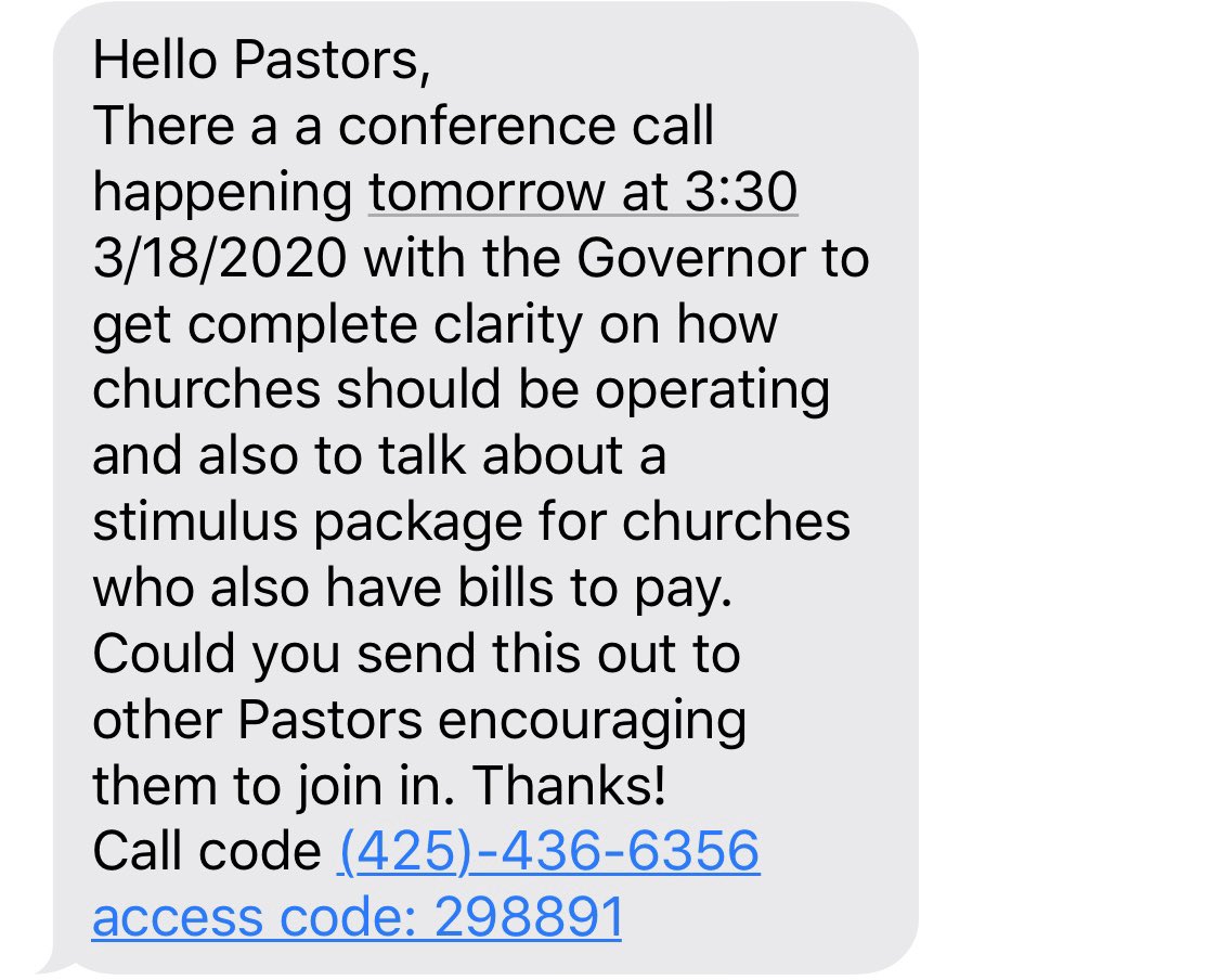 Faith Leaders: This communication is fake. Do not be scammed. Please warn your colleagues and members! #COVID19