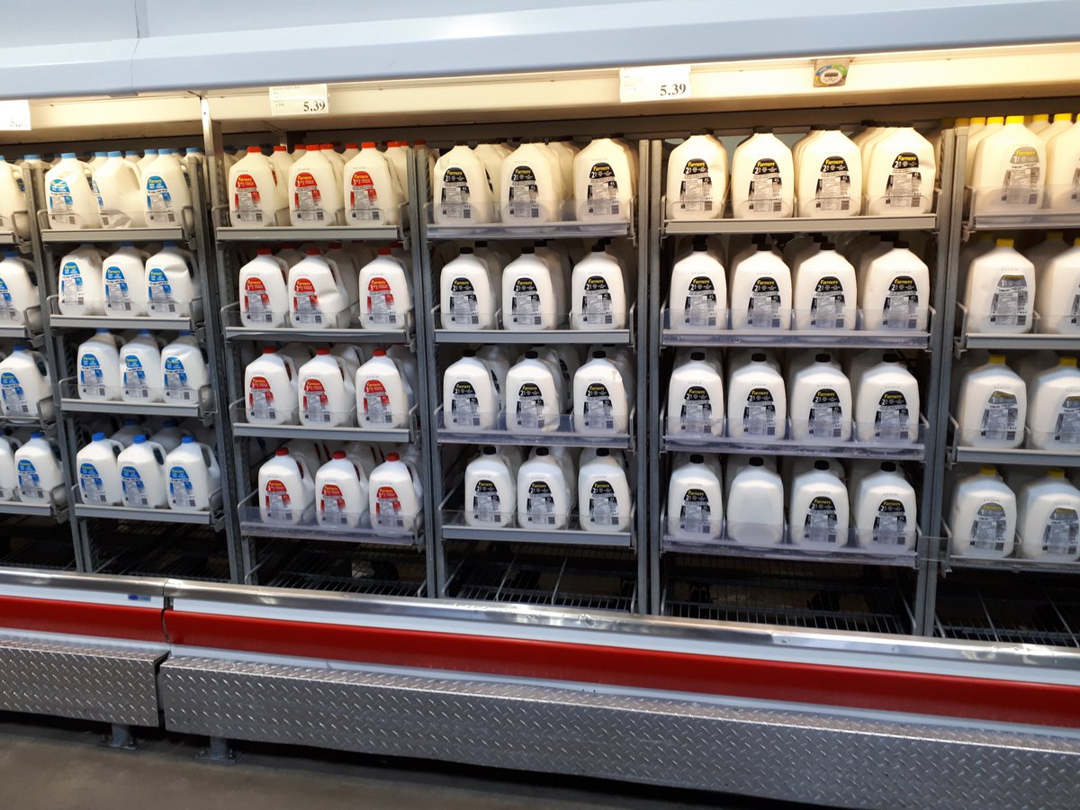 Visited a Costco this morning, where most shelves were empty on the weekend...

Trust the food supply chain.