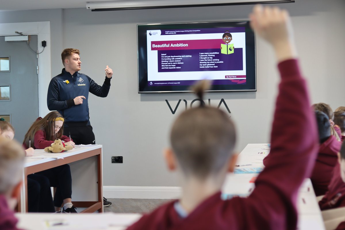 SwansFdn's tweet photo. ✍️ There are only 2⃣ days left to enter the #PLWritingStars poetry competition! Some fantastic prizes to be won by both schools and pupils.
More details: ➡️https://t.co/QZVk9JgoEU
👀 Take a look at how pupils from @Ynysfach1 got involved below!
@PLCommunities https://t.co/ihr7hPPJMY