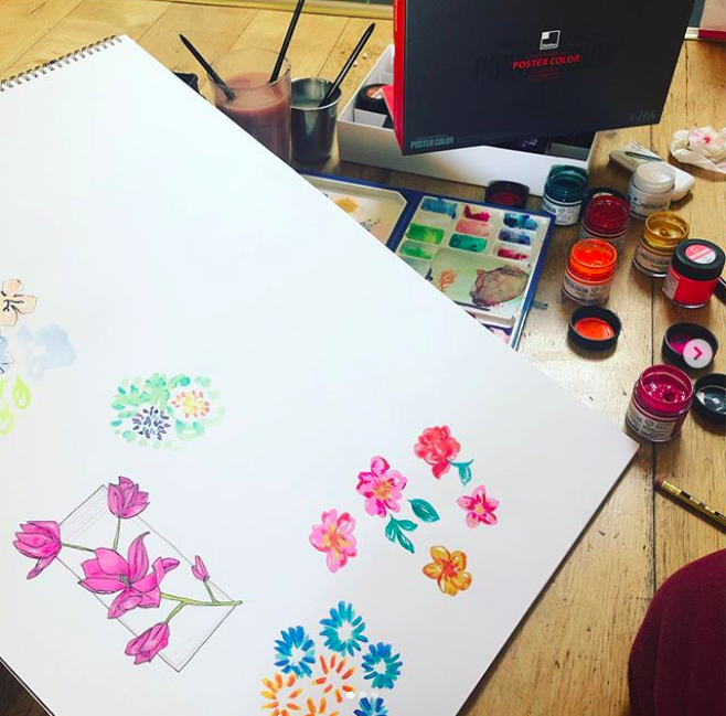 shinhancolor's tweet photo. "A day of painting with poster paints today!!! These are some of the best poster paints I’ve ever used!! @shinhanart"
Thank you for this photo & review 🙏 by surface pattern designer from England @krishnaashyam https://t.co/O7orFzrnqg
#ShinHanart #ShinHanPostercolor #painting https://t.co/Tp6p1ITgPd