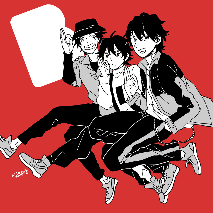 「#上手い下手は別にして自分の絵柄のここが好き
元気いっぱいぴょんぴょんしてるとこ」|おおとみのイラスト
