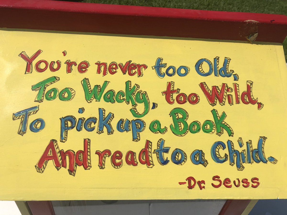 petersonpelican's tweet photo. While school is out- look for Little Free Libraries around the town! This one can be found in Orange Blossom community- A Little Free Library is a “take a book, return a book,” free exchange. Anyone can take a book or bring a book to share! “The world belongs to those who read” https://t.co/ubk1YdUmtx