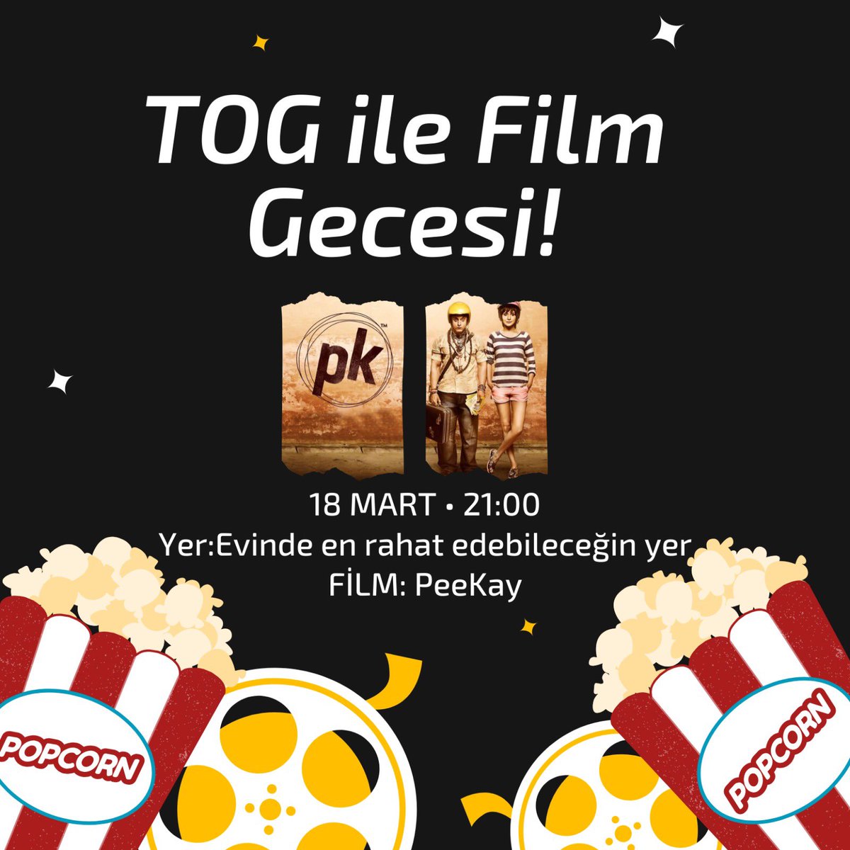 TogTrakya's tweet photo. #toplumgönüllüsügençleröneriyor
#toplumgonullusugençlerhepbirarada
#togfilmgecesi
#evdekalizle https://t.co/GXc24PURWd