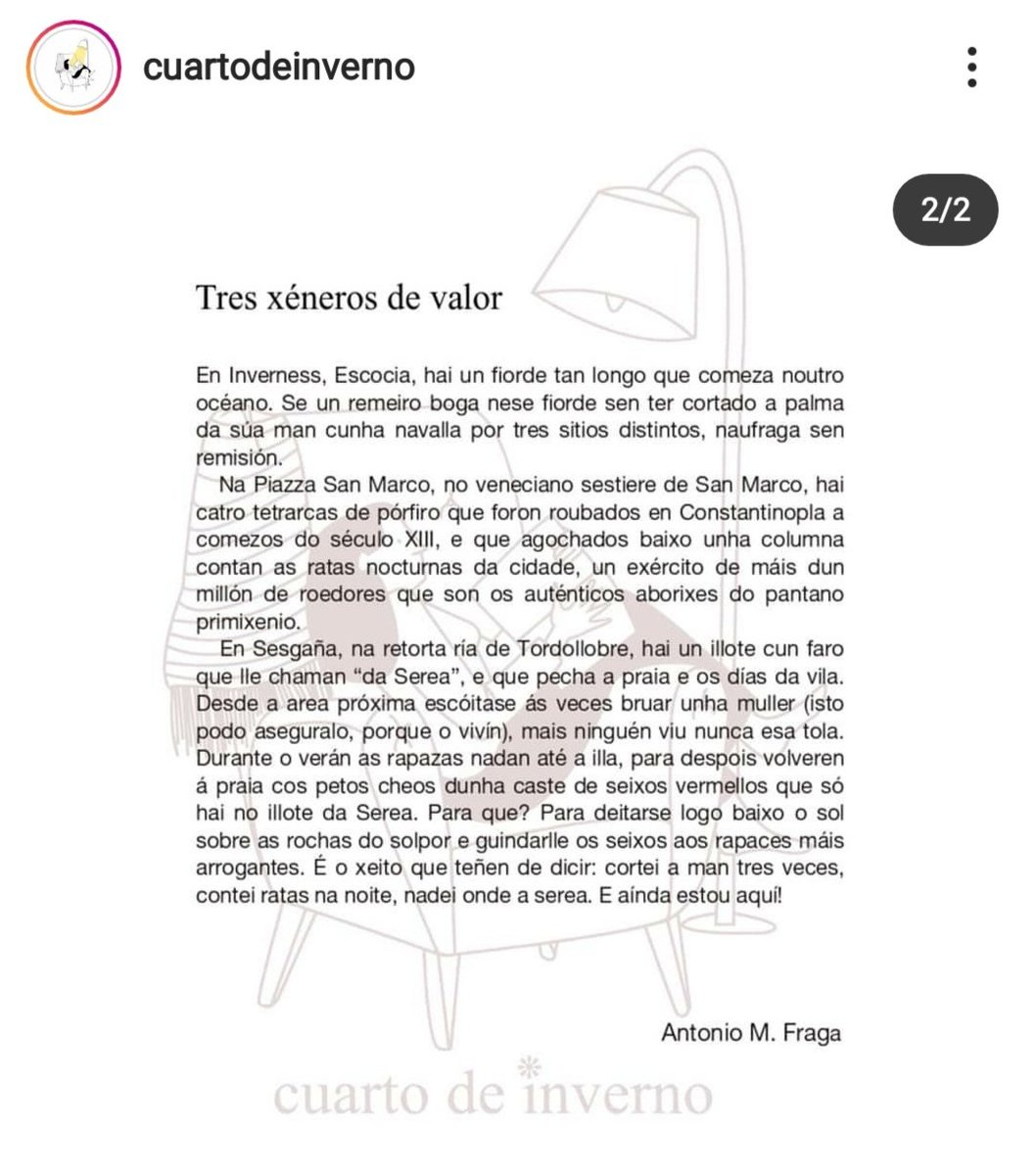 Textiños para o confinamento. Recompilación de @cuartodeinverno de textos sobre a situación que estamos a vivir. 

#lerésaúde